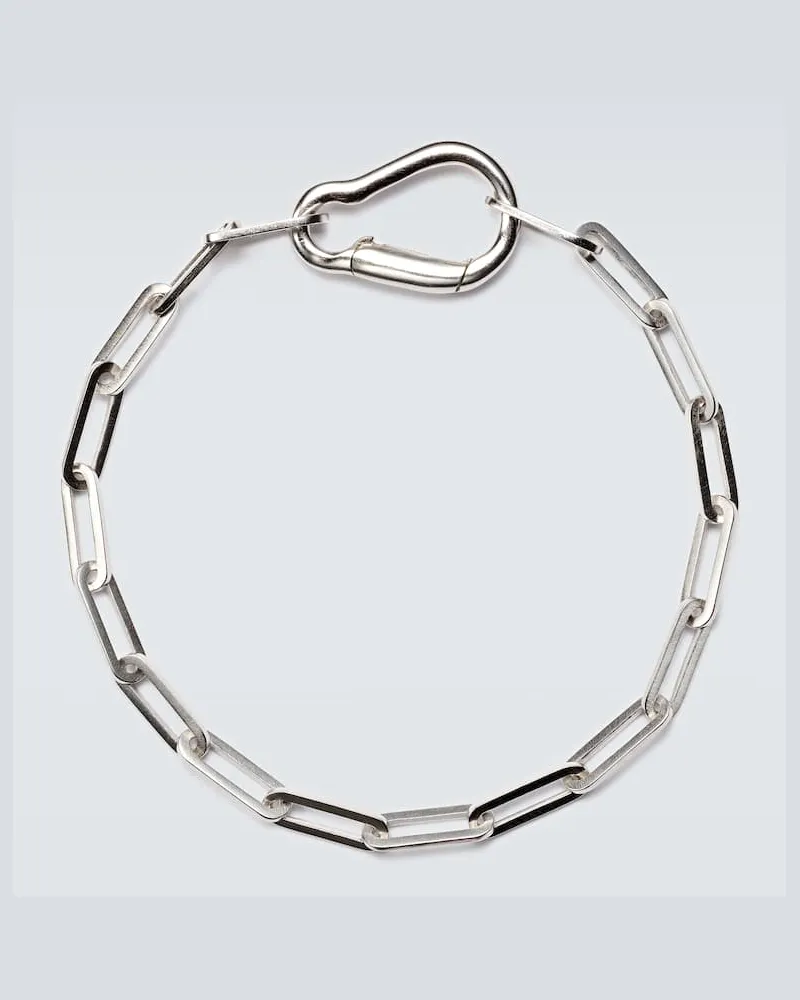 MATEO Armband Carabiner aus Sterlingsilber Silber