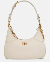 Gucci Schultertasche Aphrodite Small aus Leder Weiss