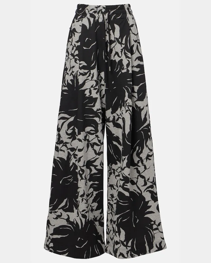 Dries van Noten Jogginghose aus Baumwoll-Jersey Schwarz