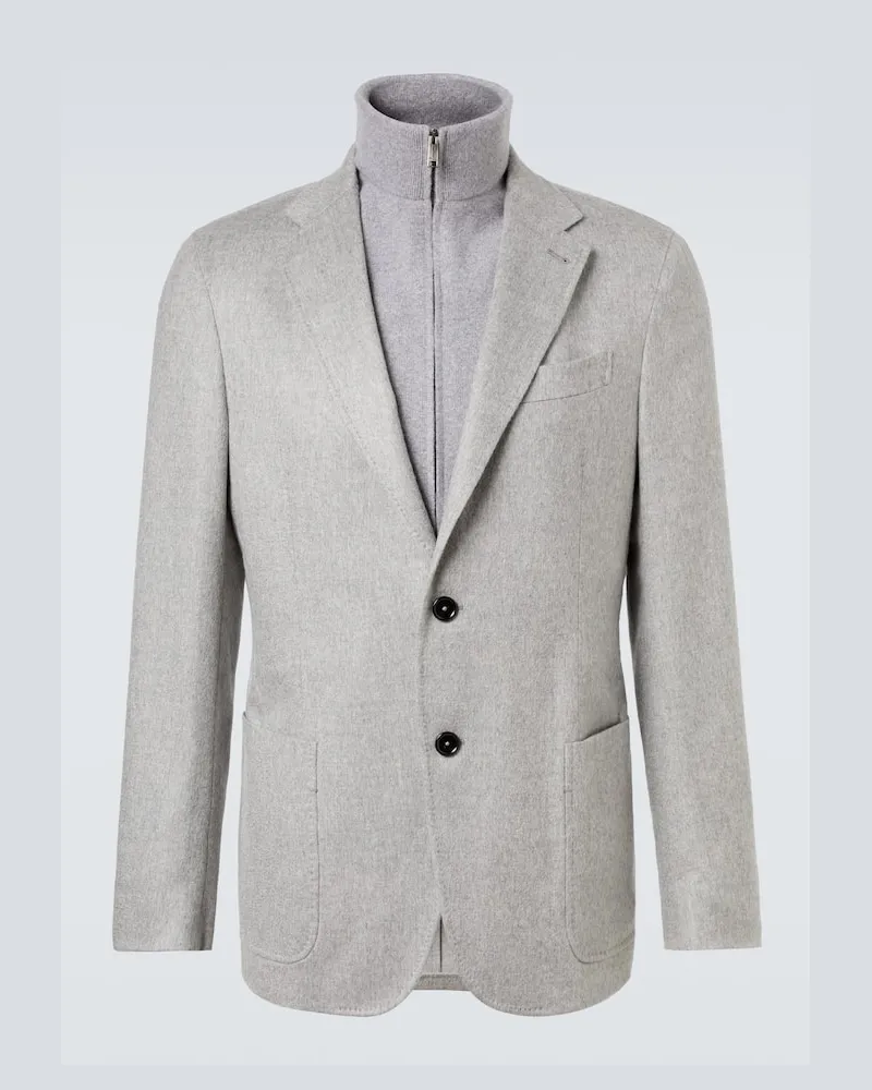 Ermenegildo Zegna Blazer aus Kaschmir Grau