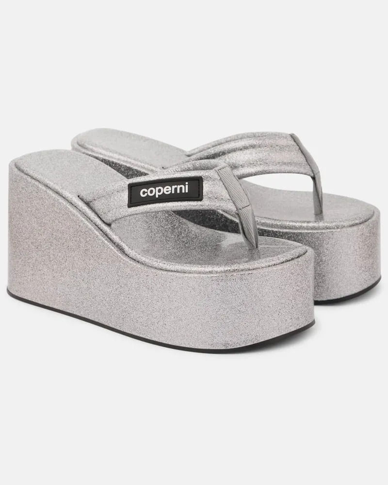 COPERNI Wedge-Sandalen Silber