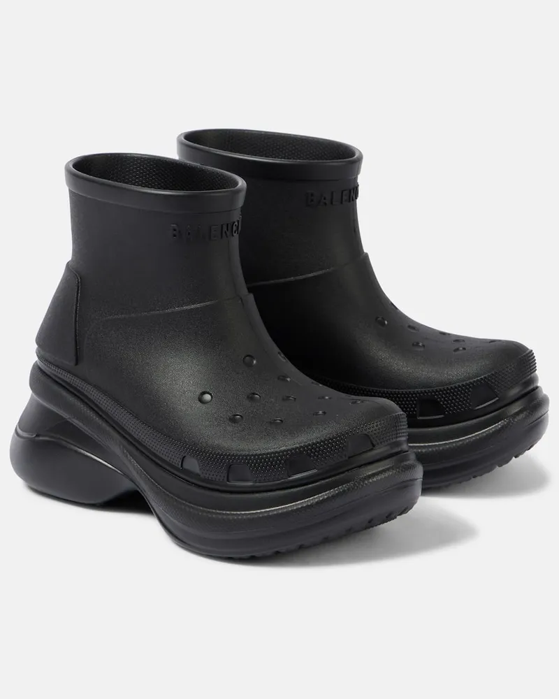 Balenciaga X Crocs Gummistiefel Schwarz