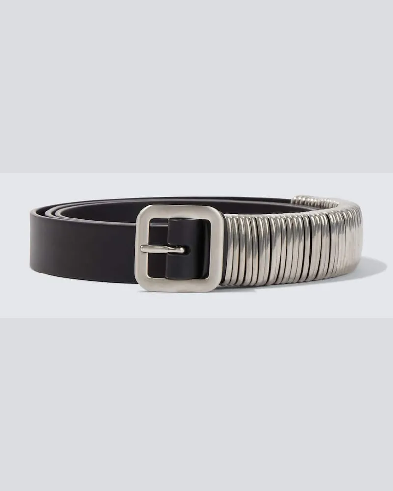 Jil Sander Gürtel aus Leder Schwarz