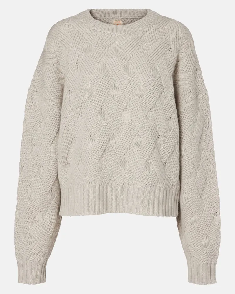 Jardin des Orangers Pullover aus Wolle und Kaschmir Grau