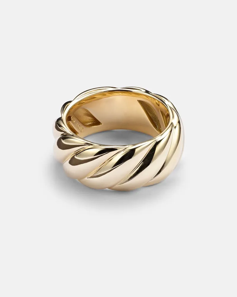 David Yurman Ring Sculpted Cable aus 18kt Gelbgold Gold