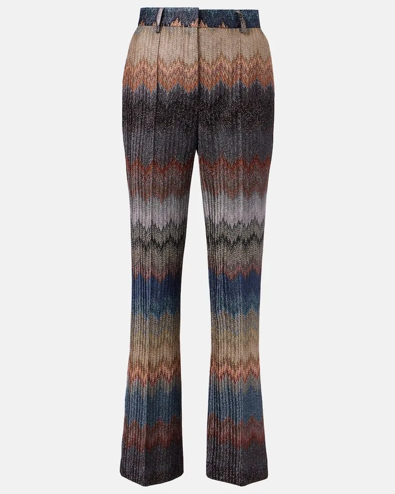 Missoni Schlaghose aus Jacquard Multicolor