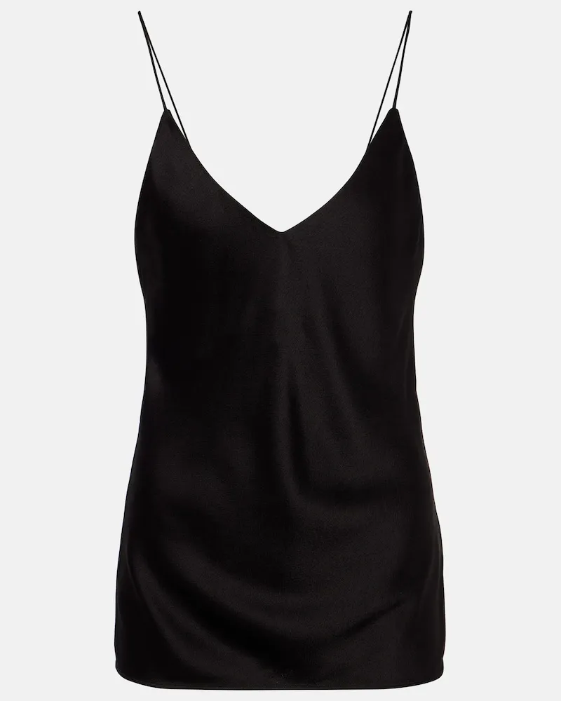 Blazé Milano Blazé Milano Top Manipur aus Satin Schwarz