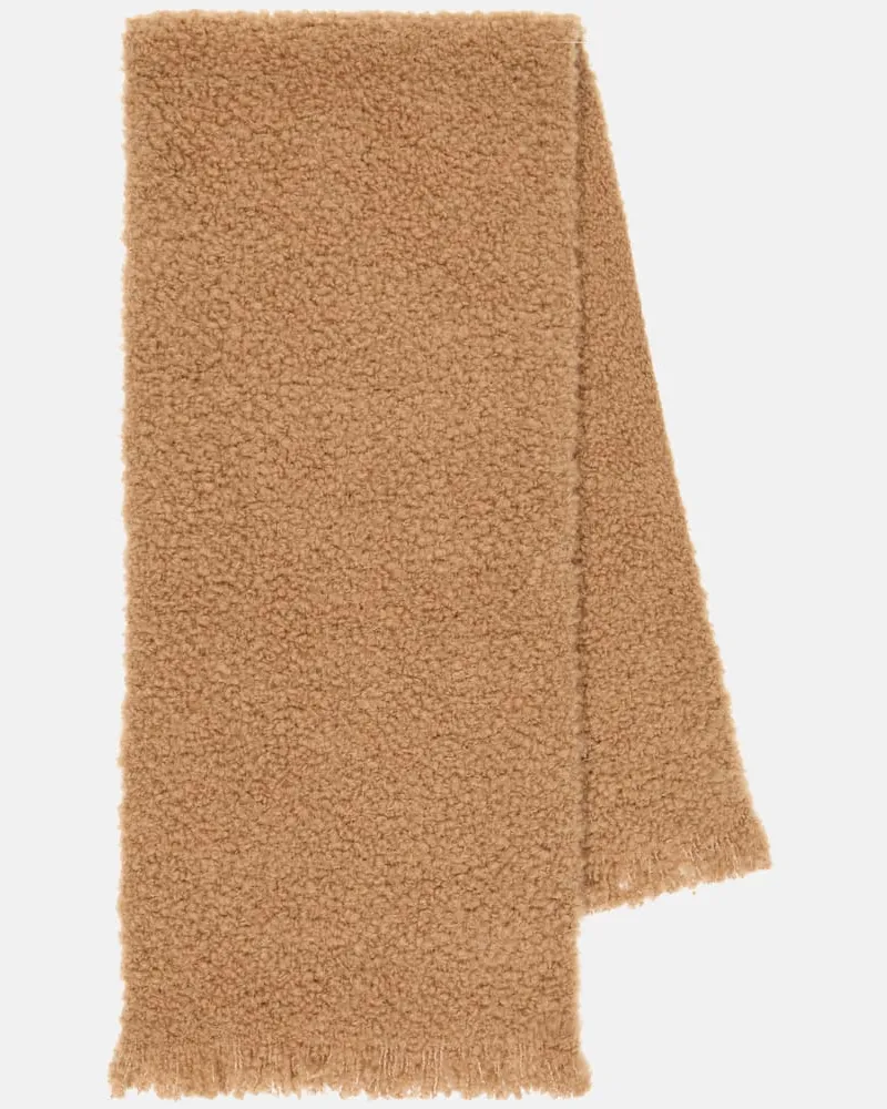 Loro Piana Schal aus Bouclé Beige