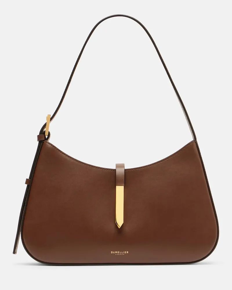 DeMELLIER Schultertasche Tokyo aus Leder Braun