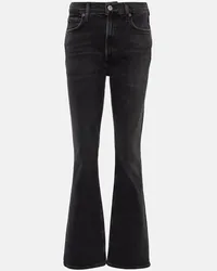 AGOLDE High-Rise Bootcut-Jeans Nico Schwarz