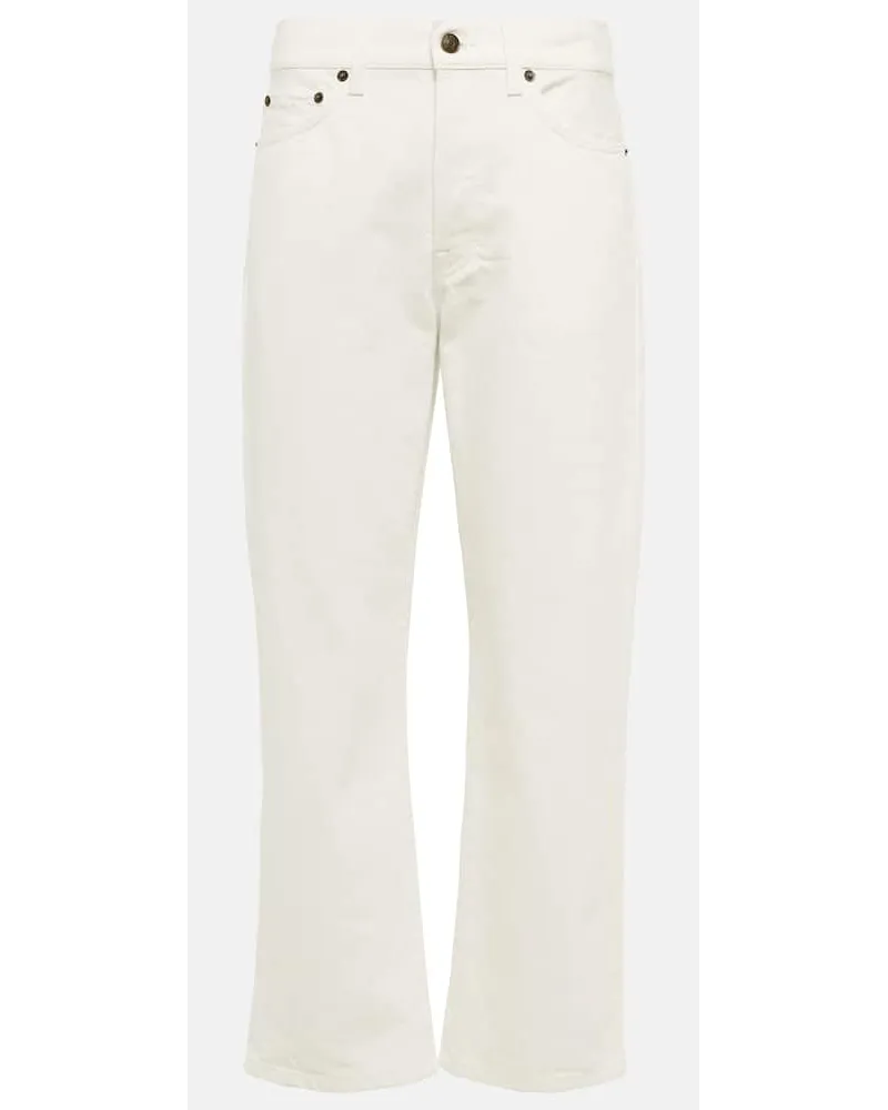 The Row Mid-Rise Straight Jeans Lesley Weiss