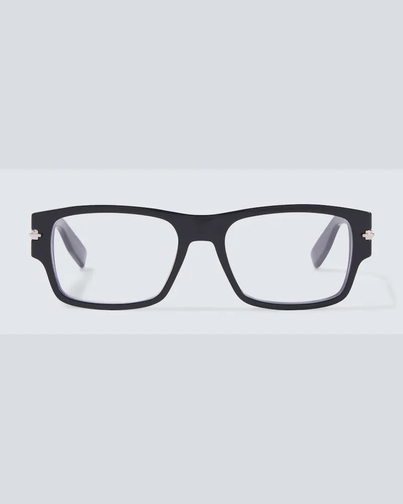 Dior Eckige Brille DiorBlackSuit XL S1I Schwarz