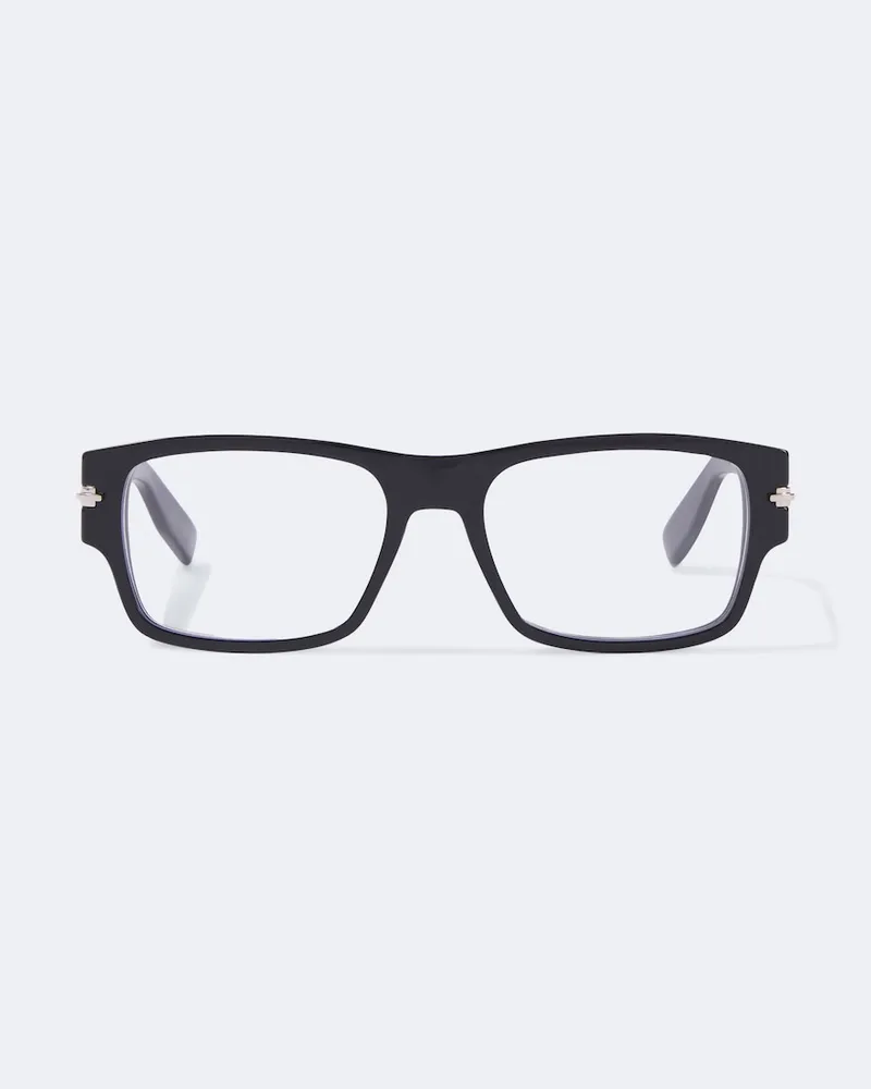 Dior Eckige Brille DiorBlackSuit XL S1I Schwarz