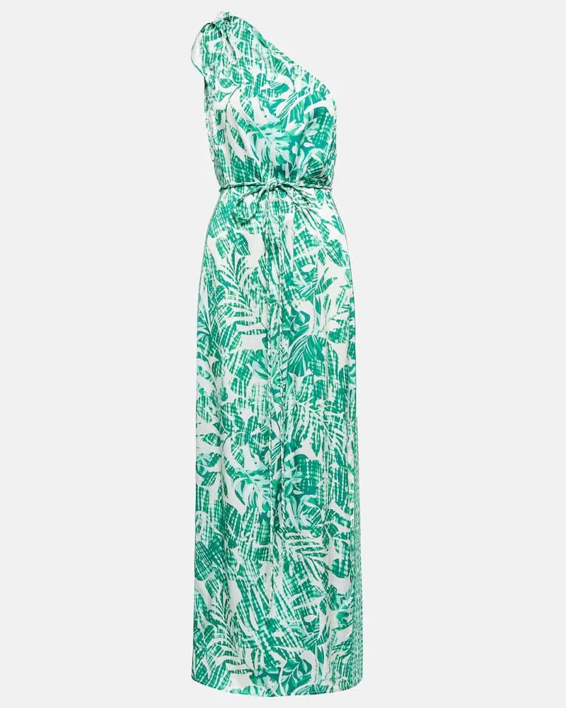 Poupette St Barth Bedrucktes Maxikleid Isabelle Grün