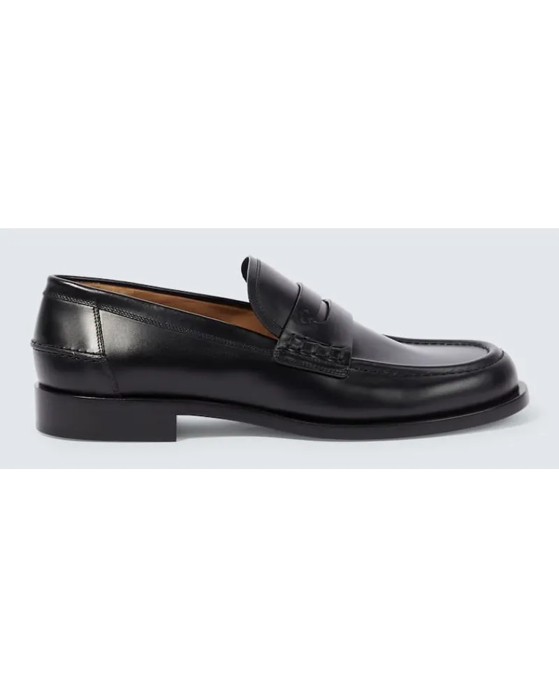 Gianvito Rossi Loafers Michael aus Leder Schwarz