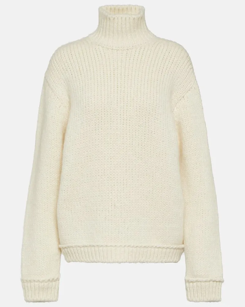Tom Ford Pullover aus einem Alpakawollgemisch Weiß