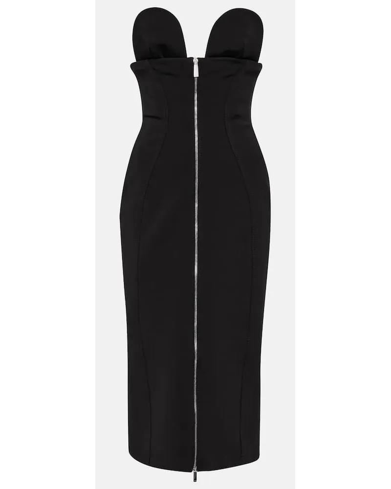 OFF-WHITE Midikleid Schwarz