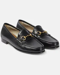 Gucci Loafers Horsebit 1953 aus Leder Schwarz