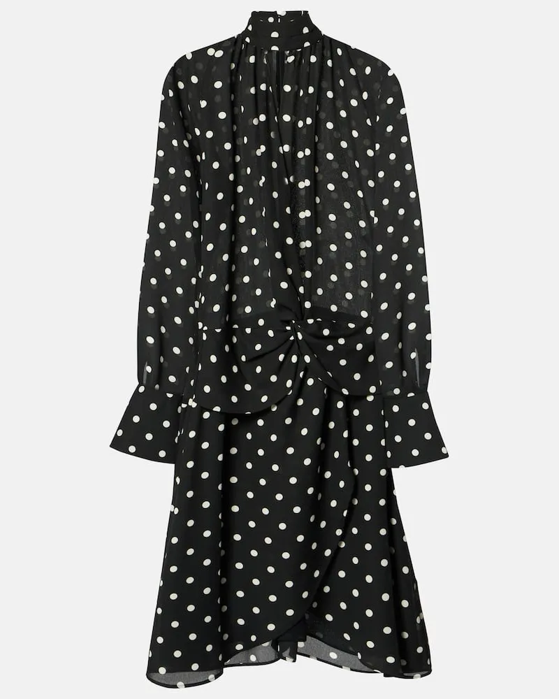 Nina Ricci Midikleid Schwarz