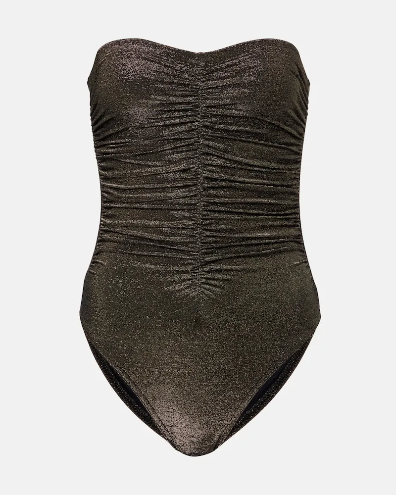 Karla Colletto Badeanzug Helena aus Lamé Gold