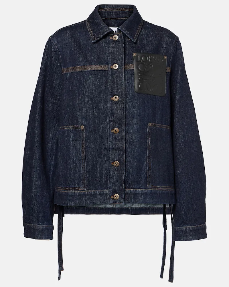 Loewe Jeansjacke Workwear Blau