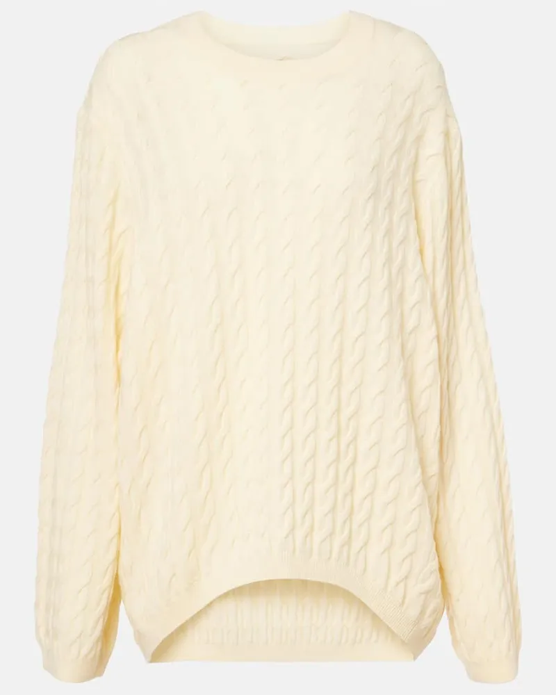 Jardin des Orangers Pullover aus Wolle und Kaschmir Gelb