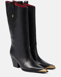 Etro Westernstiefel aus Leder Schwarz