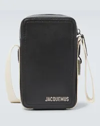 Jacquemus Messenger Bag Le Cuerda Vertical Schwarz