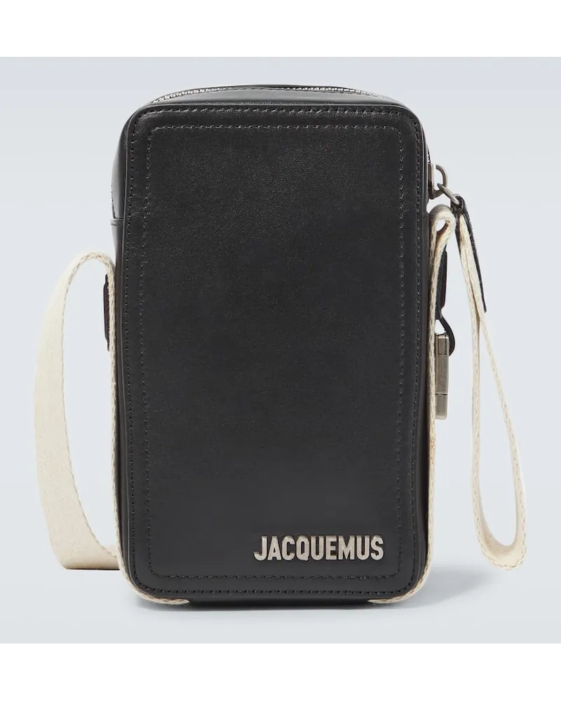 Jacquemus Messenger Bag Le Cuerda Vertical Schwarz