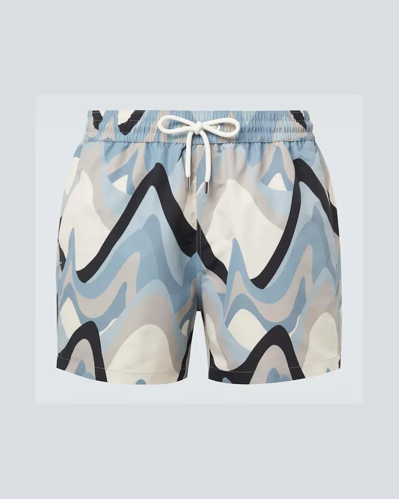 Frescobol Carioca Bedruckte Badeshorts Rio Multicolor