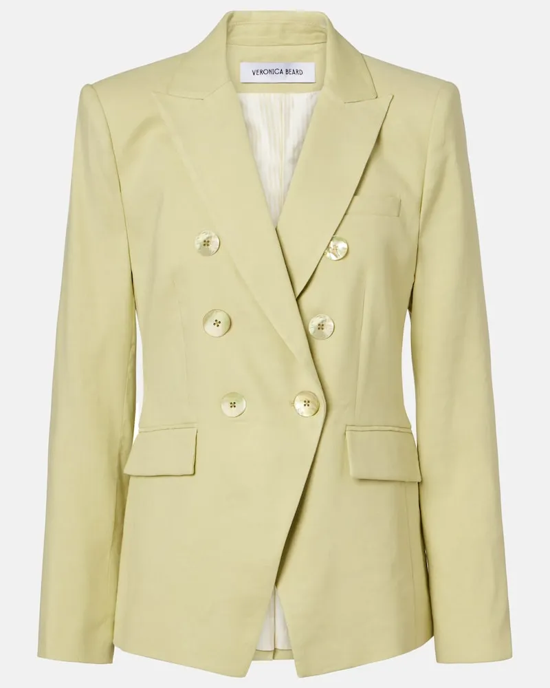 Veronica Beard Blazer Miller aus Twill Grün