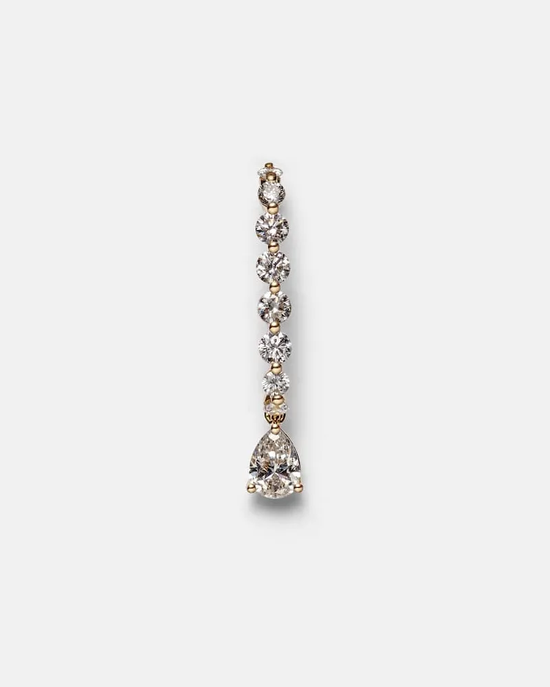 ANITA KO Einzelner Ohrring aus 18kt Gelbgold mit Diamanten Gold