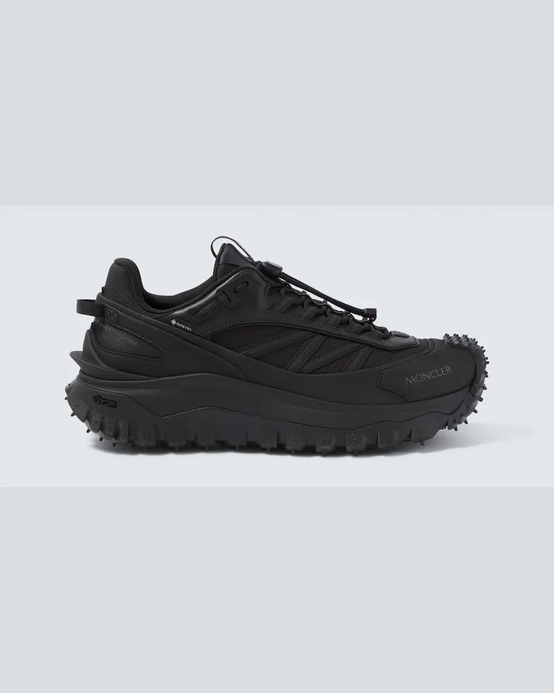 Moncler Sneakers Trailgrip GTX mit Leder Schwarz