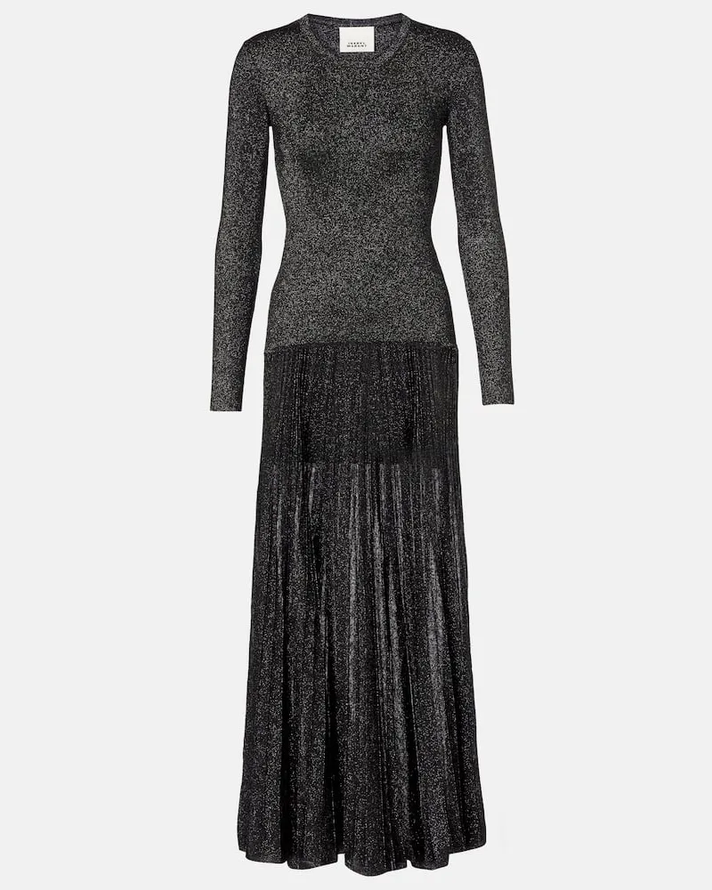 Isabel Marant Maxikleid Guetty Silber
