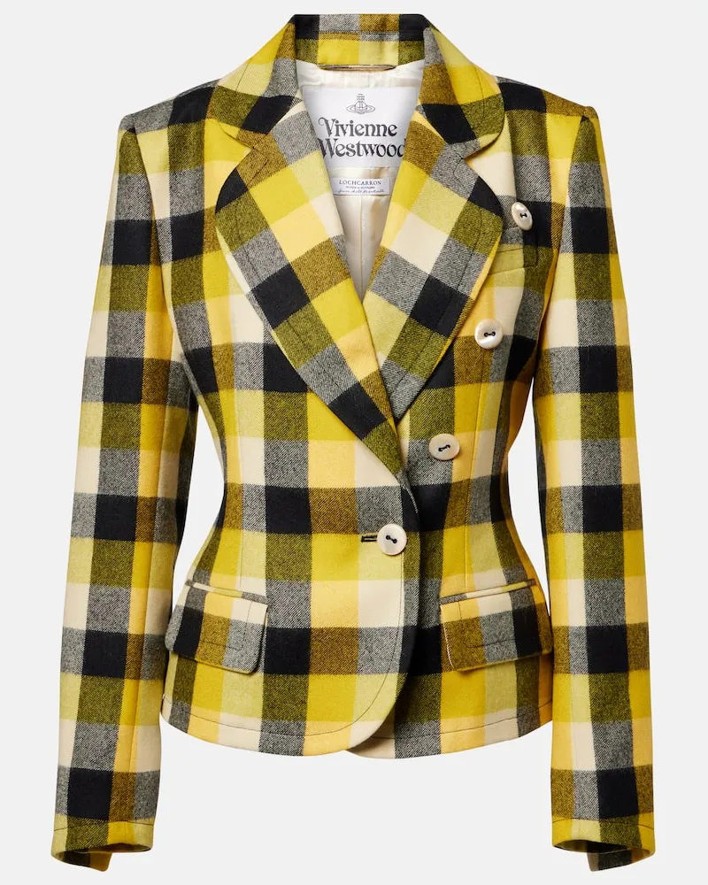 Vivienne Westwood Blazer Georgia aus Schurwolle Gelb