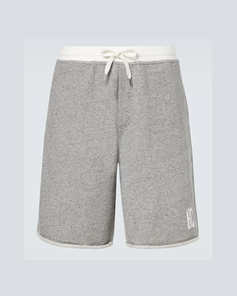 Brunello Cucinelli Shorts aus Jersey Grau