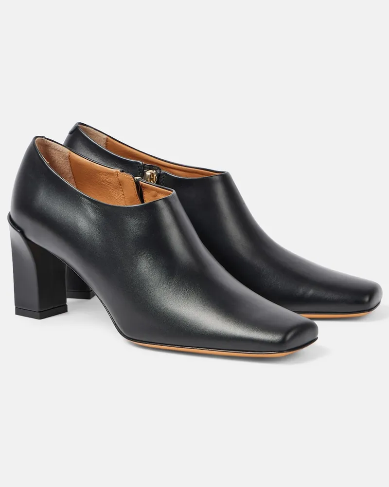 TOD'S Ankle Boots aus Leder Schwarz