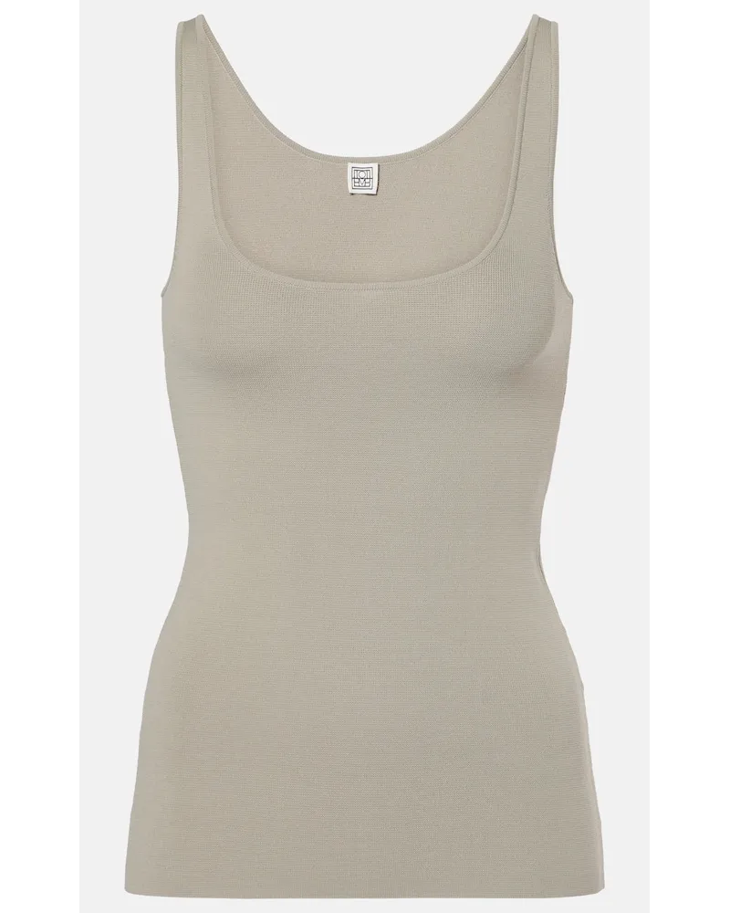 Totême Top aus Strick Grau