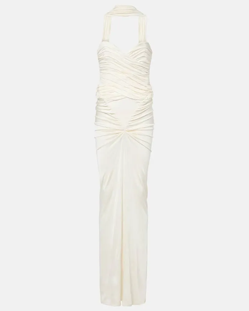 The New Arrivals Ilkyaz Ozel Robe Samsara Weiß