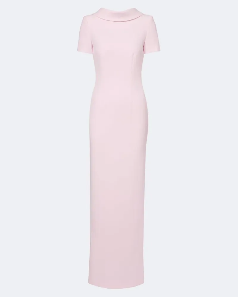 Roland Mouret Robe aus Crêpe Rosa