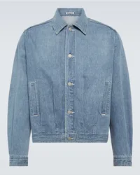 AURALEE Blouson aus Denim Blau