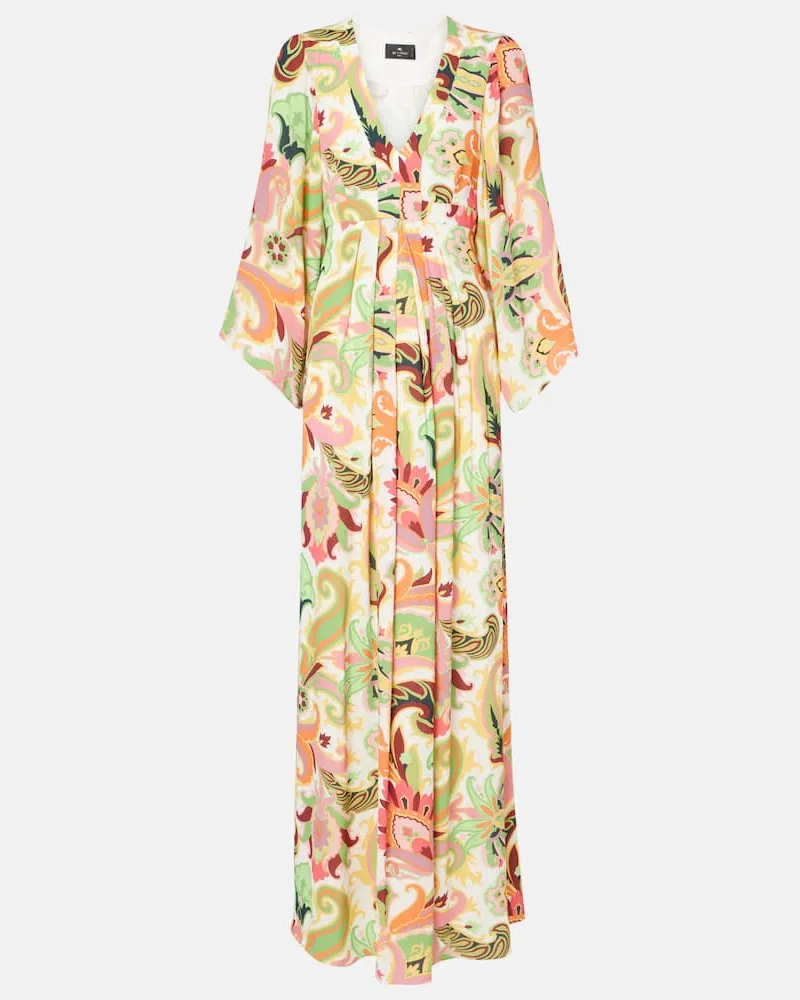 Etro Bedrucktes Maxikleid Multicolor