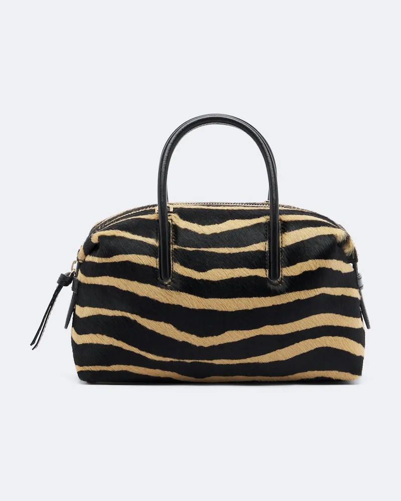 DeMELLIER Henkeltasche Stockholm Small aus Kalbshaar Braun