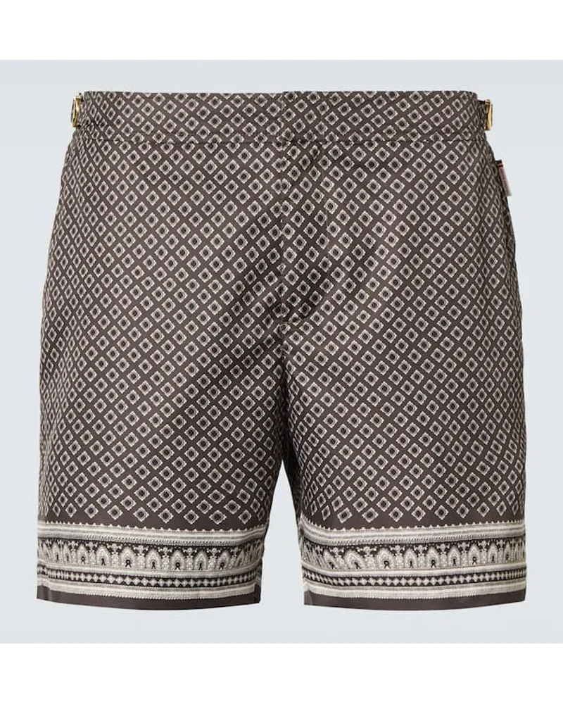 Orlebar Brown Badeshorts Bulldog Braun