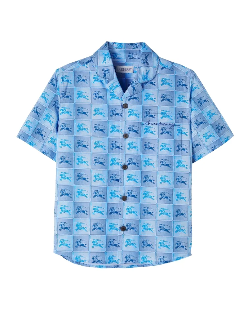 Burberry Hemd EKD aus Baumwolle Blau
