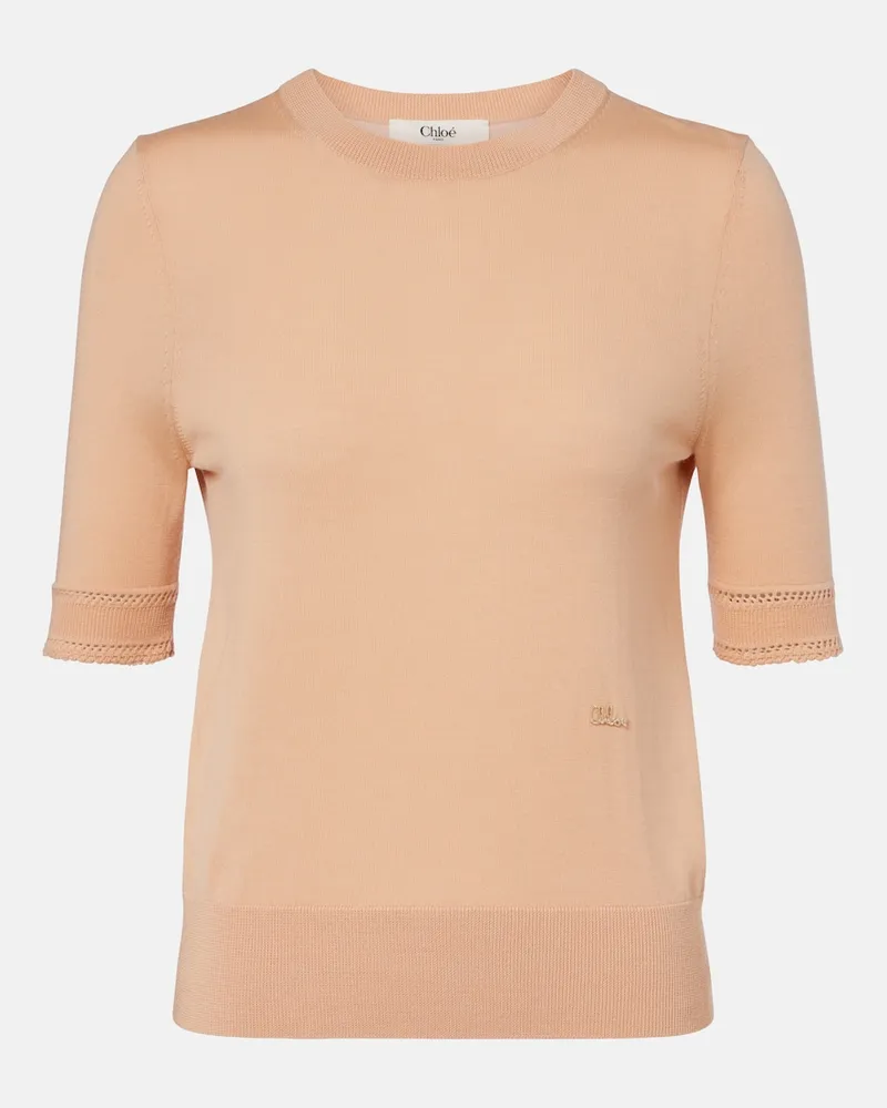 Chloé Chloé Pullover aus Wolle Rosa