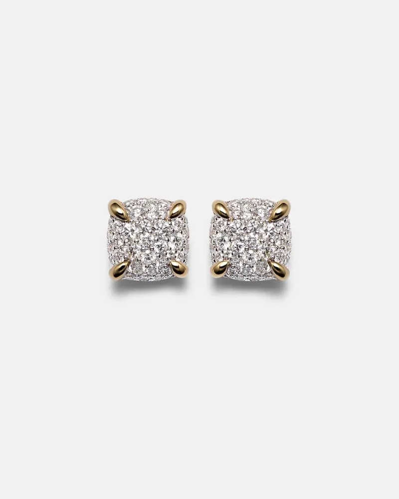 David Yurman Ohrringe Châtelaine® aus 18kt Gelbgold mit Diamanten Gold