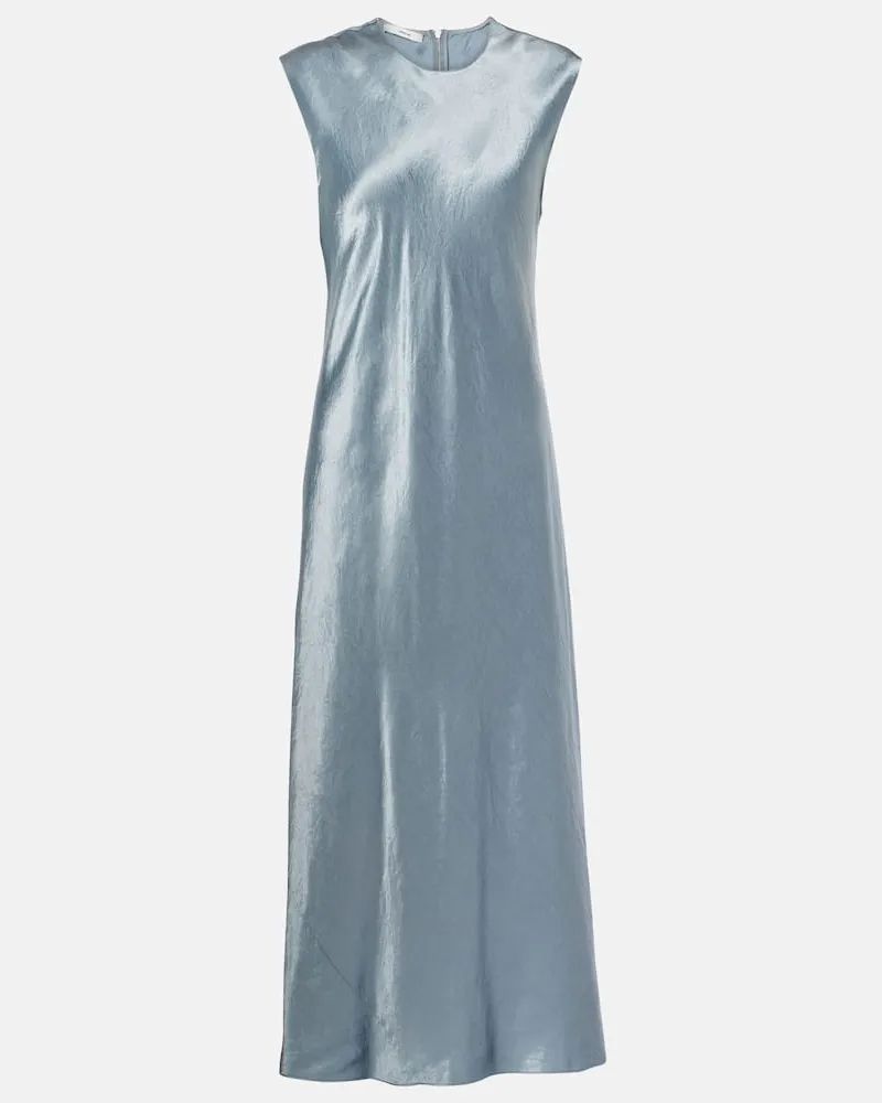 Vince Midikleid aus Satin Blau