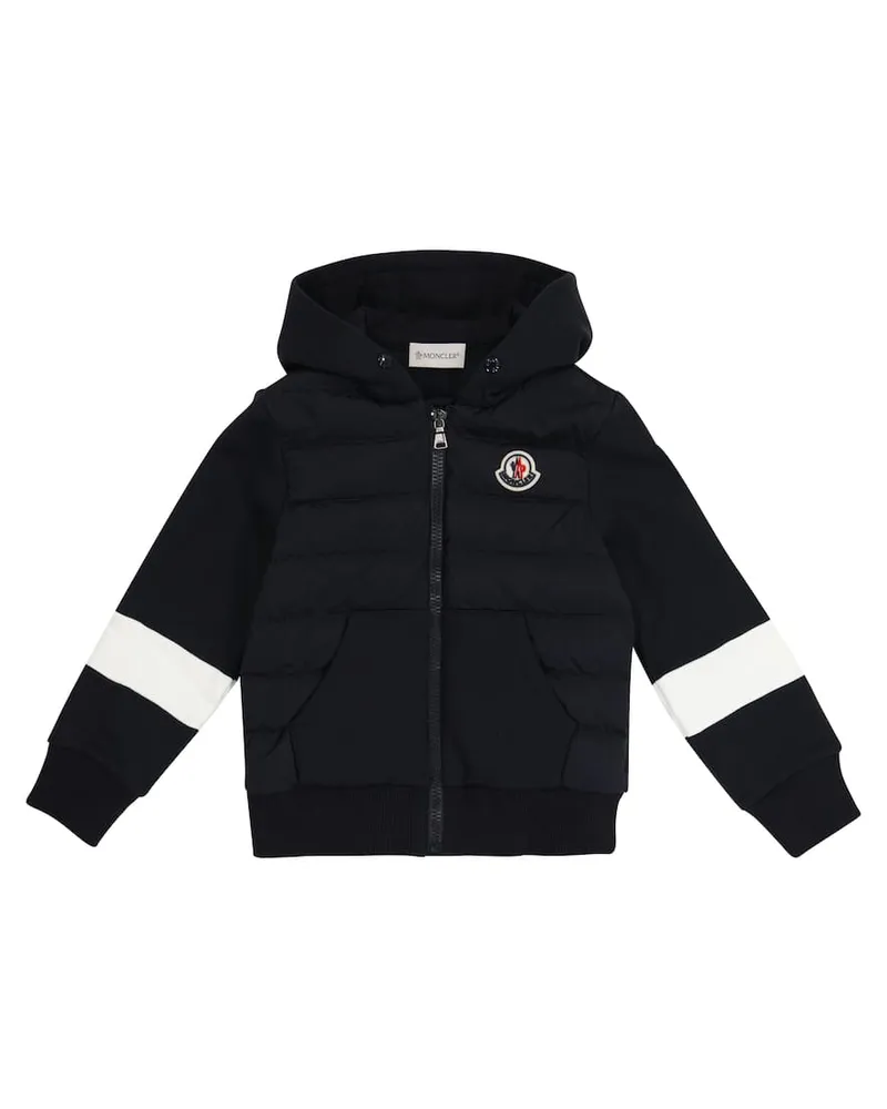Moncler Daunenjacke aus Baumwolle Blau