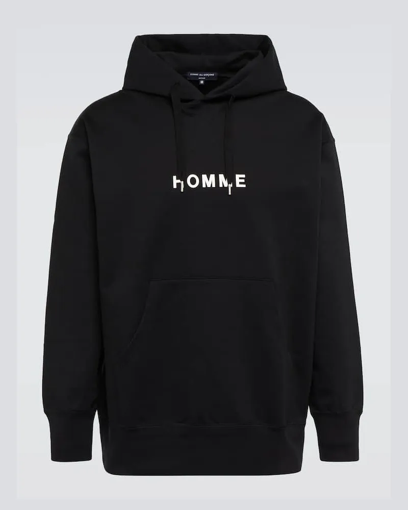 Comme des Garçons Comme des Garçons Homme Hoodie aus Baumwolle Schwarz